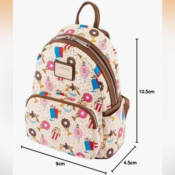 NWT Disney Loungefly Chip and Dale Snackies Mini Backpack main image 2
